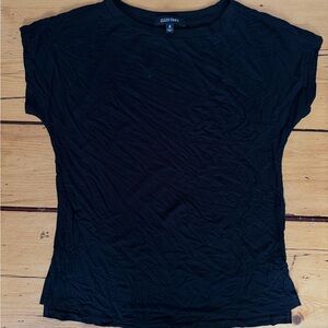 Ellen Tracy Black Short Sleeve Tee
